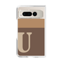 Clear Case［ Original - initial two tone - U brown ］