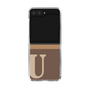 Clear Case［ Original - initial two tone - U brown ］