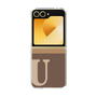 Clear Case［ オリジナル - initial two tone - U brown ］