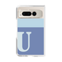 Clear Case［ Original - initial two tone - U blue ］