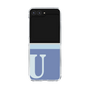 Clear Case［ Original - initial two tone - U blue ］