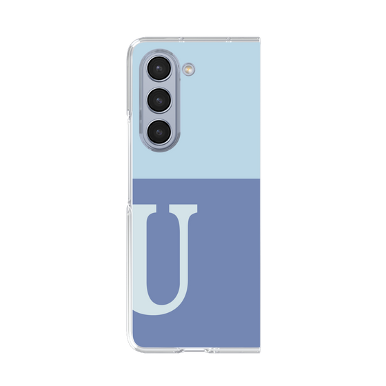 Clear Case［ Original - initial two tone - U blue ］