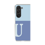 Clear Case［ Original - initial two tone - U blue ］