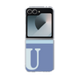 Clear Case［ オリジナル - initial two tone - U blue ］