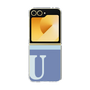 Clear Case［ オリジナル - initial two tone - U blue ］