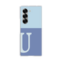 Clear Case［ オリジナル - initial two tone - U blue ］