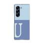 Clear Case［ オリジナル - initial two tone - U blue ］