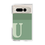 Clear Case［ Original - initial two tone - U green ］