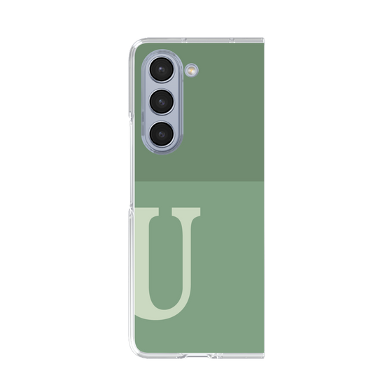 Clear Case［ Original - initial two tone - U green ］