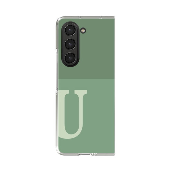 Clear Case［ Original - initial two tone - U green ］