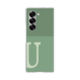 Clear Case［ オリジナル - initial two tone - U green ］