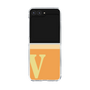 Clear Case［ Original - initial two tone - V orange ］