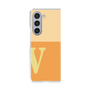 Clear Case［ Original - initial two tone - V orange ］