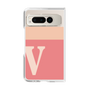 Clear Case［ Original - initial two tone - V pink ］
