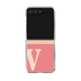 Clear Case［ Original - initial two tone - V pink ］