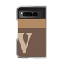 Clear Case［ Original - initial two tone - V brown ］