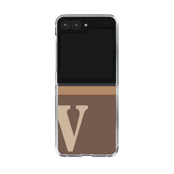 Clear Case［ Original - initial two tone - V brown ］