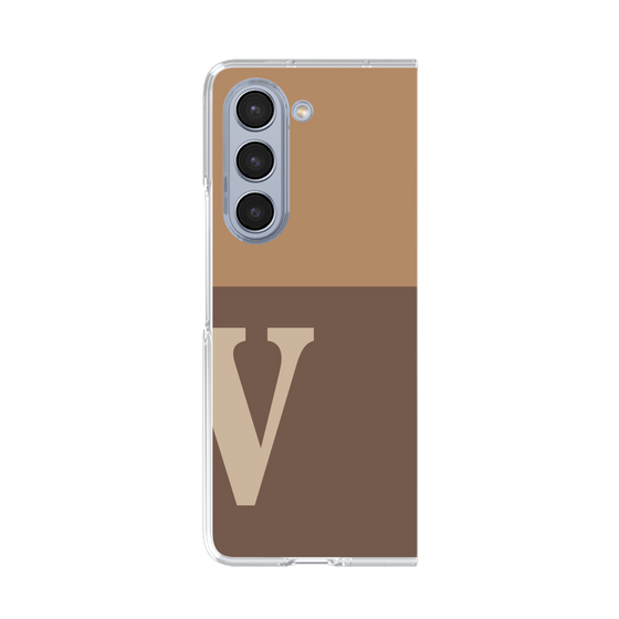 Clear Case［ Original - initial two tone - V brown ］