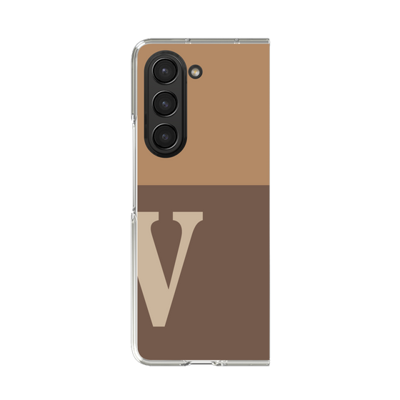 Clear Case［ Original - initial two tone - V brown ］