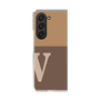 Clear Case［ Original - initial two tone - V brown ］