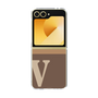 Clear Case［ オリジナル - initial two tone - V brown ］