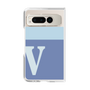 Clear Case［ Original - initial two tone - V blue ］