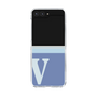Clear Case［ Original - initial two tone - V blue ］