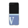 Clear Case［ Original - initial two tone - V blue ］