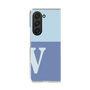 Clear Case［ Original - initial two tone - V blue ］