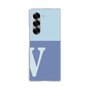 Clear Case［ オリジナル - initial two tone - V blue ］