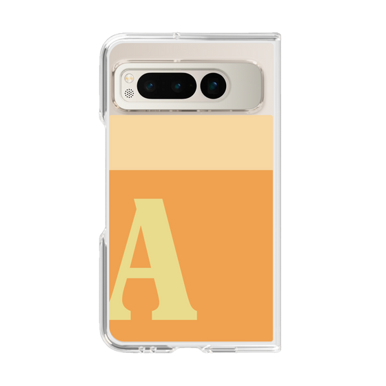 Clear Case［ Original - initial two tone - A orange ］