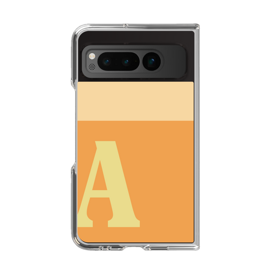 Clear Case［ Original - initial two tone - A orange ］