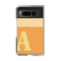 Clear Case［ Original - initial two tone - A orange ］