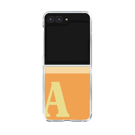 Clear Case［ Original - initial two tone - A orange ］