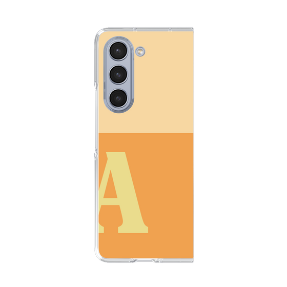 Clear Case［ Original - initial two tone - A orange ］