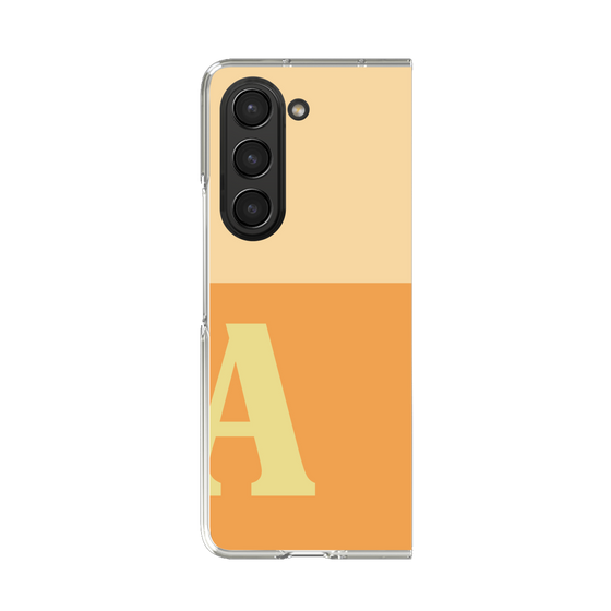 Clear Case［ Original - initial two tone - A orange ］