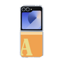 Clear Case［ オリジナル - initial two tone - A orange ］