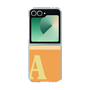 Clear Case［ オリジナル - initial two tone - A orange ］