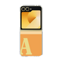 Clear Case［ オリジナル - initial two tone - A orange ］