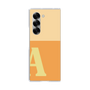 Clear Case［ オリジナル - initial two tone - A orange ］