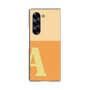 Clear Case［ オリジナル - initial two tone - A orange ］