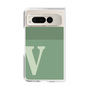 Clear Case［ Original - initial two tone - V green ］