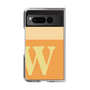 Clear Case［ Original - initial two tone - W orange ］