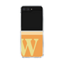 Clear Case［ Original - initial two tone - W orange ］