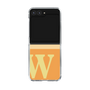 Clear Case［ Original - initial two tone - W orange ］