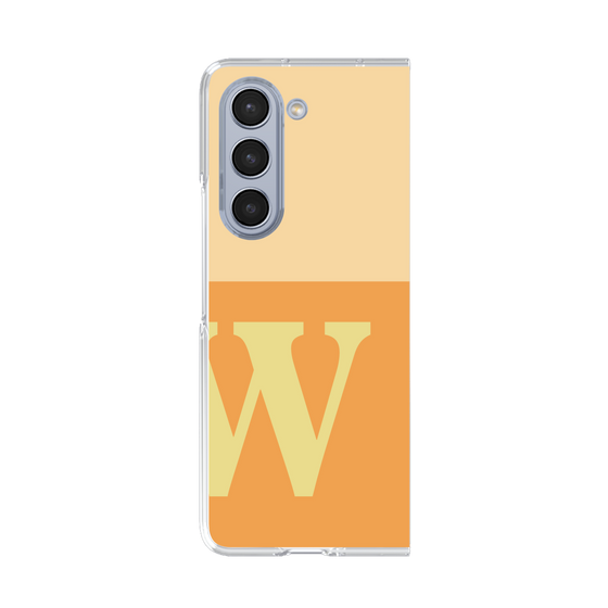 Clear Case［ Original - initial two tone - W orange ］