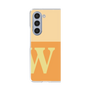 Clear Case［ Original - initial two tone - W orange ］