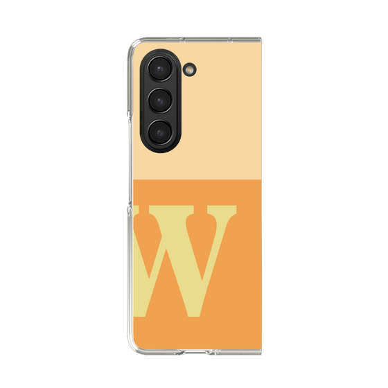 Clear Case［ Original - initial two tone - W orange ］