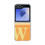 Clear Case［ オリジナル - initial two tone - W orange ］
