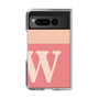 Clear Case［ Original - initial two tone - W pink ］